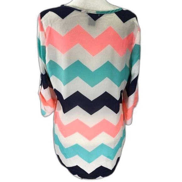 Rue 21 zig zag blouse - Picture 4 of 8